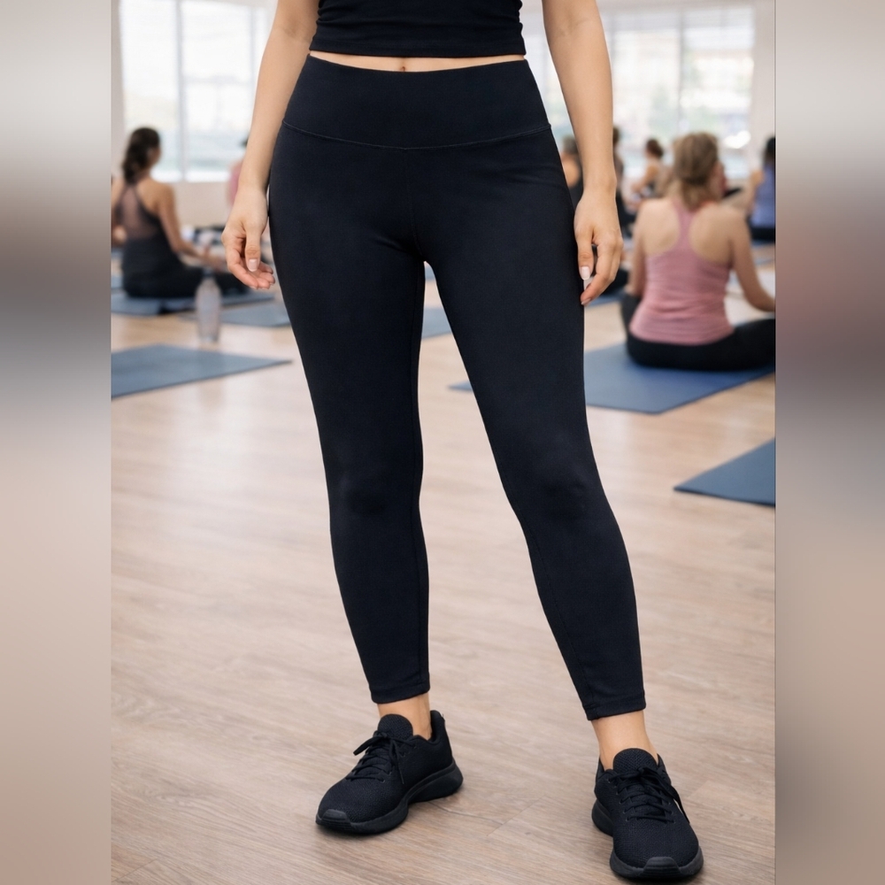 Lululemon High-Waist Black Leggings Size 6 Athletic Yoga Workout Pants